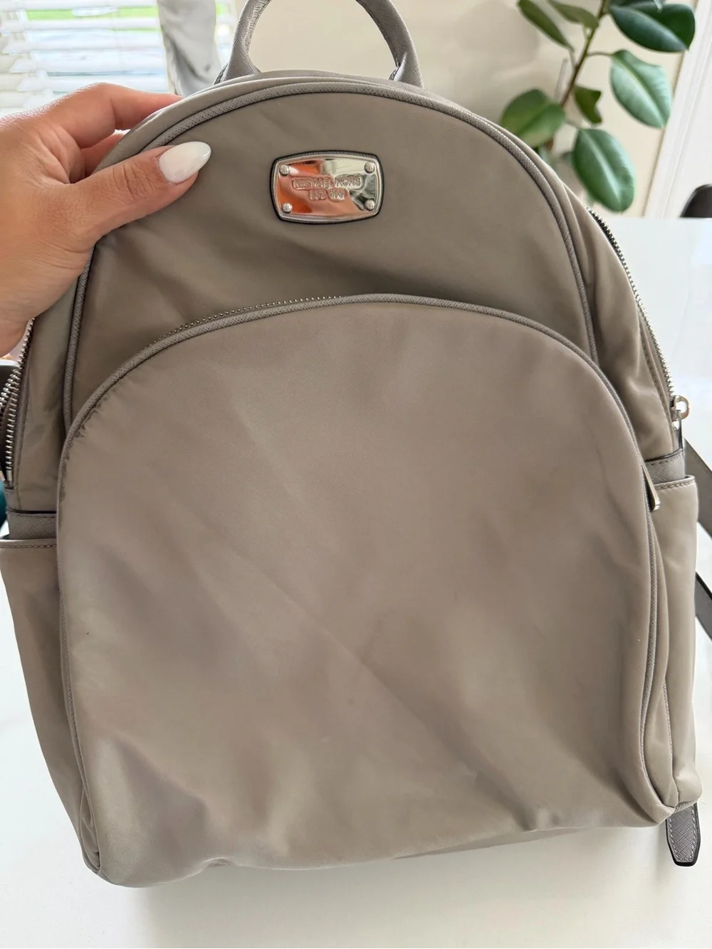 Michael Kors Abbey Medium Nylon Cargo Backpack